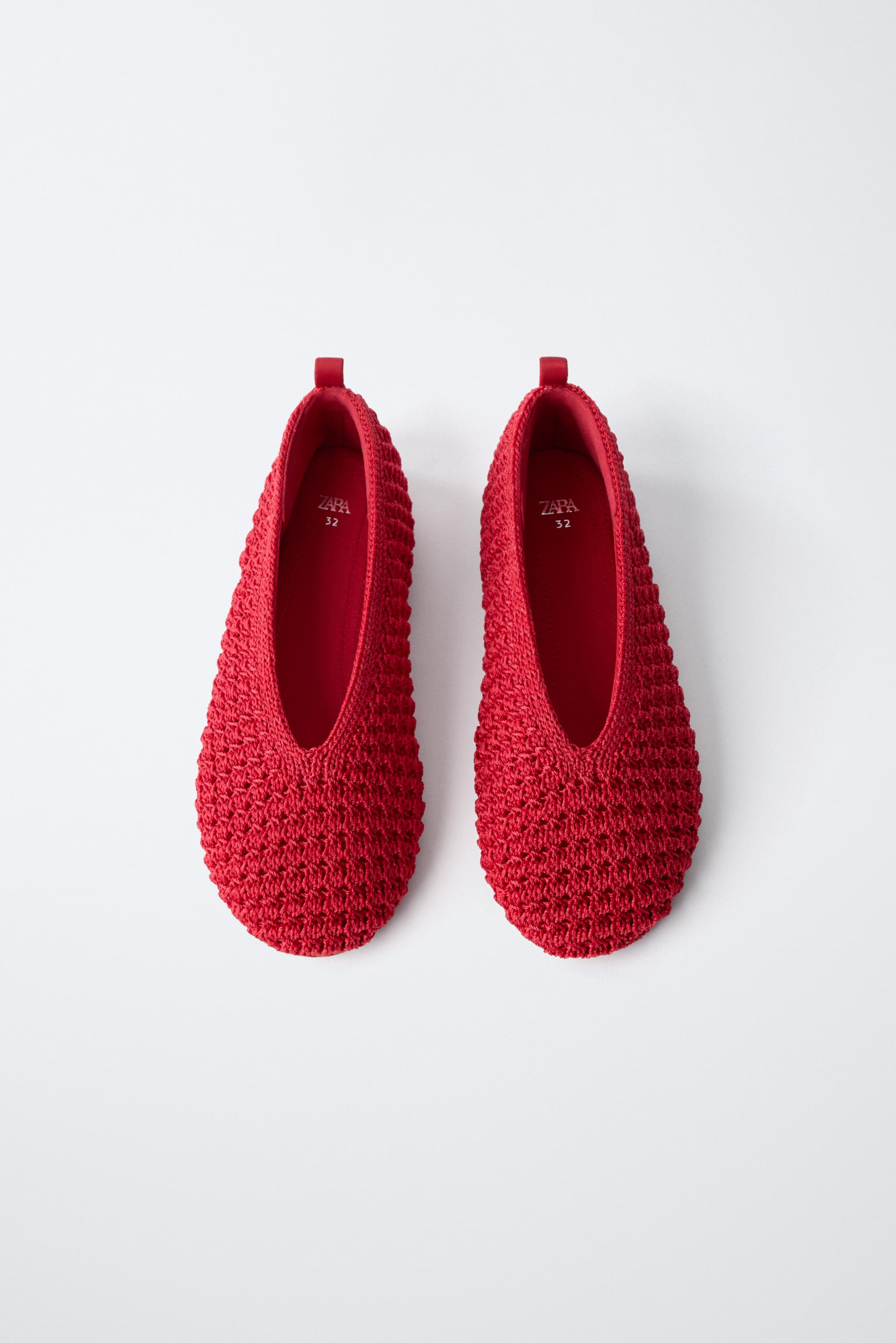 CROCHET BALLET FLATS